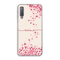 Hartjes en kusjes: Samsung Galaxy A7 (2018) Transparant Hoesje