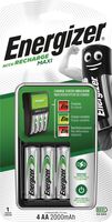 Energizer batterijlader Maxi Charger, inclusief 4 x AA batterij, op blister - thumbnail
