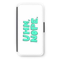 UHM, NOPE.: iPhone 8 Flip Hoesje