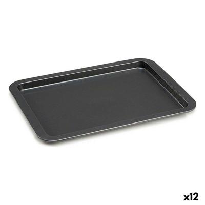 Ovenschaal Kinvara CK56483-49 CK56483-49 Grijs Metaal 48 x 3 x 33,5 cm (12 Stuks)