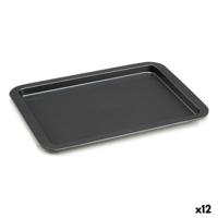 Ovenschaal Kinvara CK56483-49 CK56483-49 Grijs Metaal 48 x 3 x 33,5 cm (12 Stuks)