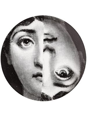 Fornasetti assiette décorative Tema e Variazioni n.57 (26 cm) - Blanc