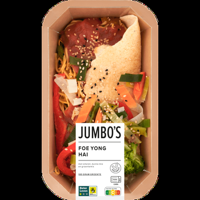 Jumbo&apos;s Verse Maaltijd Foe Yong Hai met Omelet, Dunne Mie en Groentemix 450 g