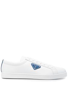 Prada baskets en cuir - Blanc