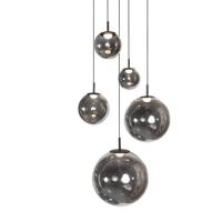 Steinhauer Vide hanglampBollique zwart 5-lichts - 4196ZW