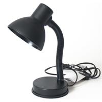 Gerimport Bureaulamp - zwart - 16 x 12 x 30 cm - buigbare leeslamp