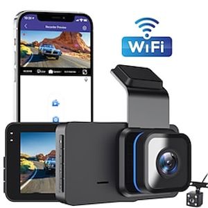 1080p dash cam voor auto's voor- en achteruitrijcamera voor voertuig wifi auto camera reverse afbeelding auto accessoires auto dvr dashcam miniinthebox