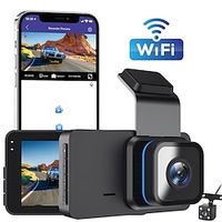 1080p dash cam voor auto's voor- en achteruitrijcamera voor voertuig wifi auto camera reverse afbeelding auto accessoires auto dvr dashcam miniinthebox - thumbnail