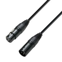 adam hall K3DMF0050 audio kabel 0,5 m XLR (3-pin) Zwart - thumbnail
