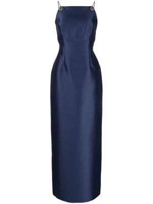 Sachin & Babi robe Pryce à fini satiné - Bleu