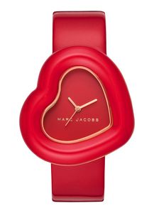Horlogeband Marc by Marc Jacobs MJ1614 Leder Rood 18mm