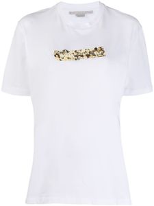 Stella McCartney t-shirt à logo imprimé - Blanc