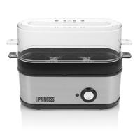 Princess 262043 eierkoker zwart/rvs