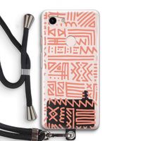 Marrakech Pink: Pixel 3 Transparant Hoesje met koord