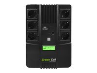 Green Cell AiO 800VA LCD Line-interactive 0,8 kVA 480 W 6 AC-uitgang(en)