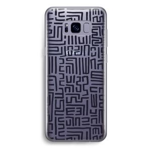 Moroccan Print: Samsung Galaxy S8 Plus Transparant Hoesje