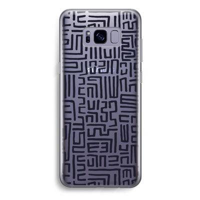 Moroccan Print: Samsung Galaxy S8 Plus Transparant Hoesje
