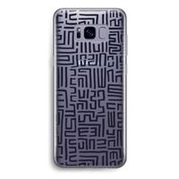 Moroccan Print: Samsung Galaxy S8 Plus Transparant Hoesje