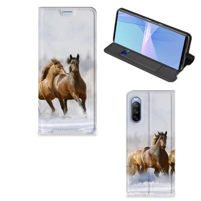Sony Xperia 10 III | Hoesje maken | Paarden