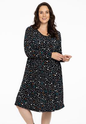 Yoek Jurk STARLIGHT | Zwart | Maat 54/56