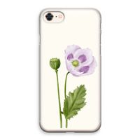Purple poppy: iPhone 8 Transparant Hoesje Purple poppy: iPhone 8 Transparant Hoesje
