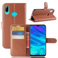 Huawei P30 Lite Wallet Case met Magnetische Sluiting - Bruin