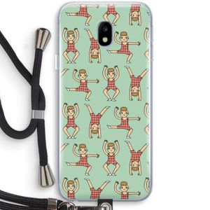 Gymboys: Samsung Galaxy J3 (2017) Transparant Hoesje met koord