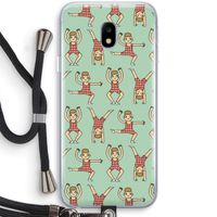 Gymboys: Samsung Galaxy J3 (2017) Transparant Hoesje met koord