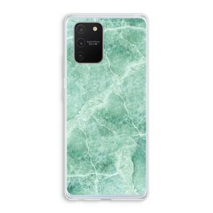 Groen marmer: Samsung Galaxy S10 Lite Transparant Hoesje