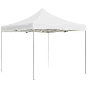 Partytent professioneel inklapbaar 3x3 m aluminium wit