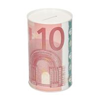 10 eurobiljet spaarpot - 8 x 13 cm - spaarpotten voor kinderen   - - thumbnail