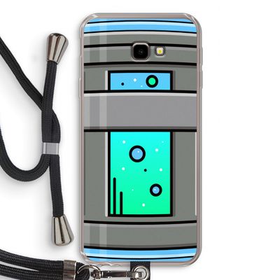 Chug Bottle: Samsung Galaxy J4 Plus Transparant Hoesje met koord