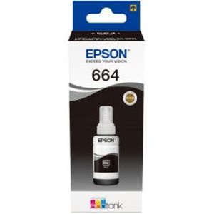 Epson T6641 zwarte inkt 70ml voor ecotank