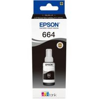 Epson T6641 zwarte inkt 70ml voor ecotank - thumbnail