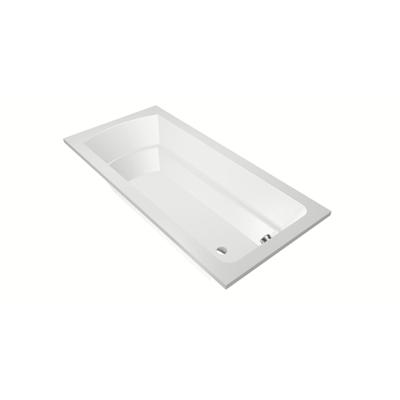 Xenz Bodysize Ligbad - 190x90x48 - afvoer uiteinde - acryl - wit 6975-01