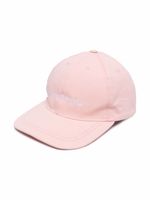 Palm Angels Kids casquette à logo brodé - Rose