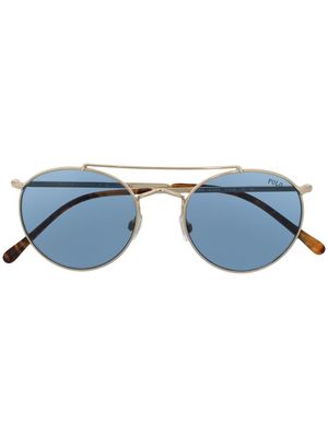 Polo Ralph Lauren lunettes de soleil à monture aviateur - Marron