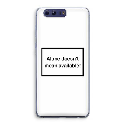 Alone: Honor 9 Transparant Hoesje