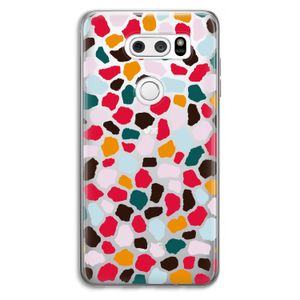 Colored Giraffe: LG V30 Transparant Hoesje