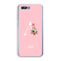 Pink Bouquet: Honor 10 Transparant Hoesje