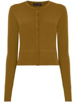 Proenza Schouler cardigan boutonné à col rond - Marron