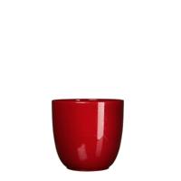 Bloempot Pot rond es/13 tusca 14 x 14.5 cm d.rood Mica - Mica decorations
