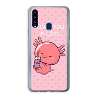 Love You A Lotl: Samsung Galaxy A20s Transparant Hoesje