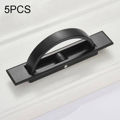 5 stuks 4206-85 tatami verborgen ingesloten roterende Flip cover knop (zwart) 5 stuks 4206-85 tatami verborgen ingesloten roterende Flip cover knop (zwart)