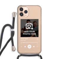 Music Player: iPhone 11 Pro Transparant Hoesje met koord