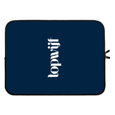 Topwijf Navy: Laptop sleeve 15 inch