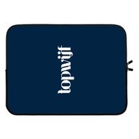 Topwijf Navy: Laptop sleeve 15 inch