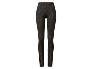 esmara Dameslegging (M (40/42), Zwart met print)