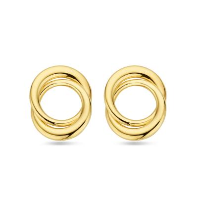 Prachtige 14k Geelgouden Oorknoppen - 20x16mm