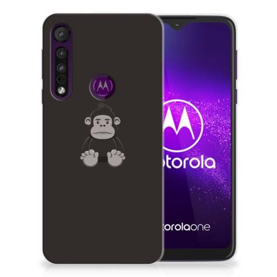 Motorola One Macro Telefoonhoesje met Naam Gorilla Motorola One Macro Telefoonhoesje met Naam Gorilla